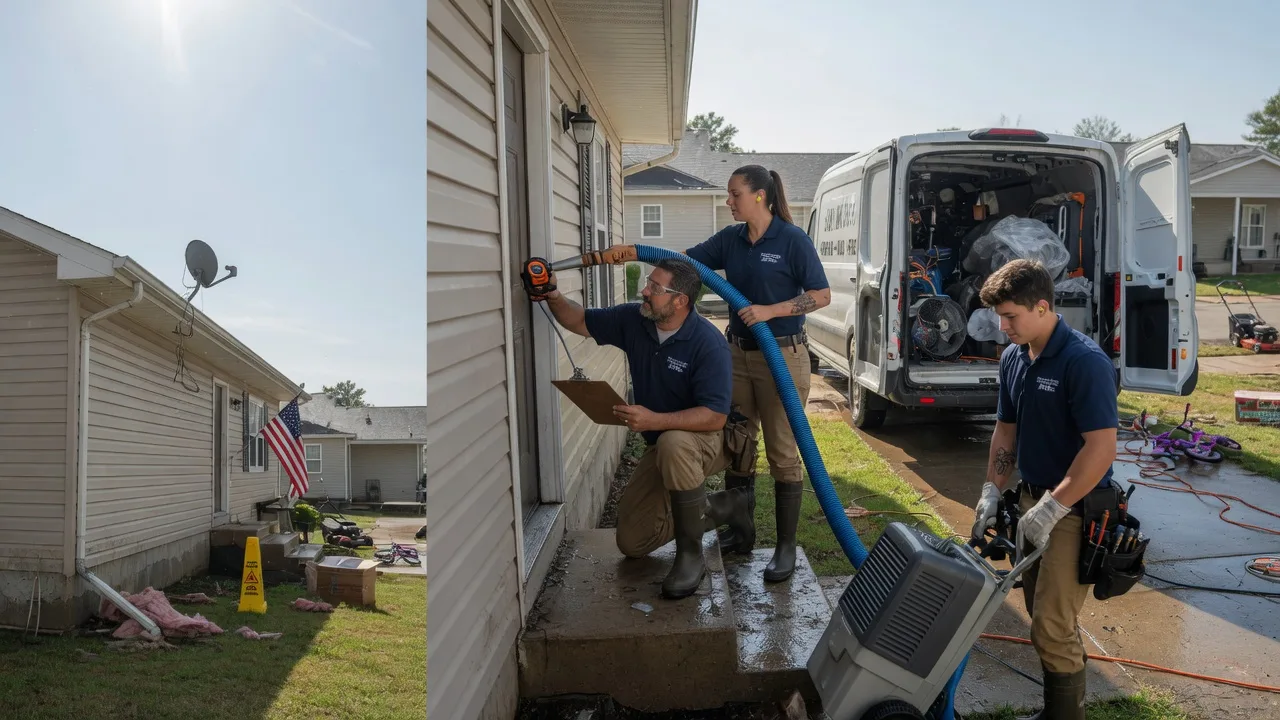 Ceiling Water Damage Restoration in Fairfield, NE near me